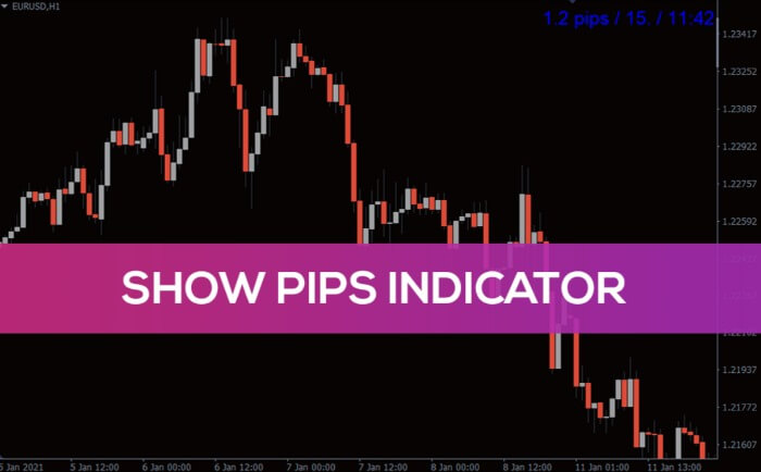 Show Pips MT4 indicator